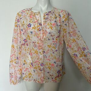 Gap Floral Button Down  
